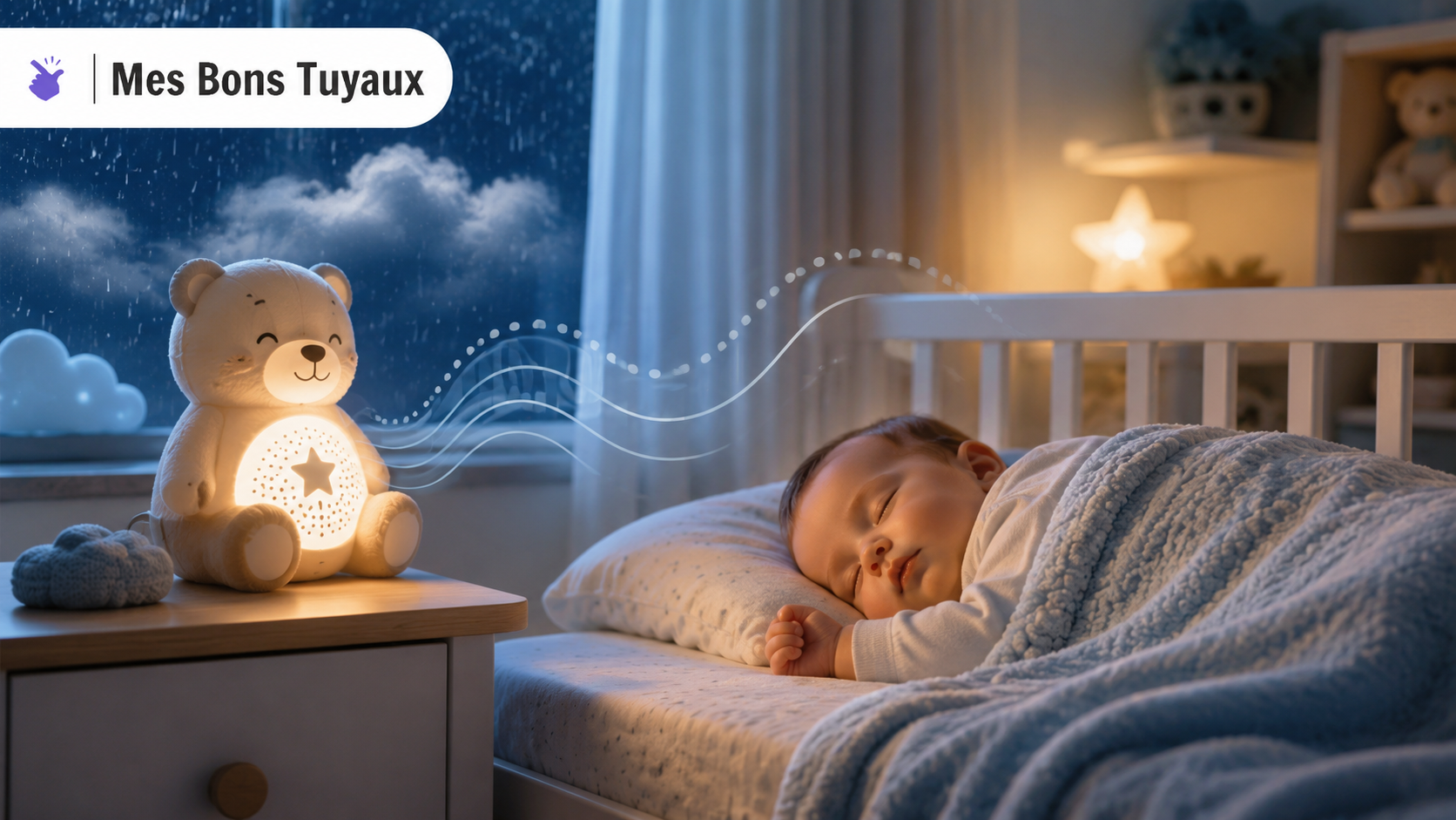 Bruits blancs sommeil bébé