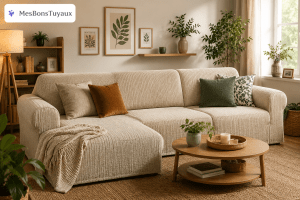 Housse de canapé moderne sur-mesure