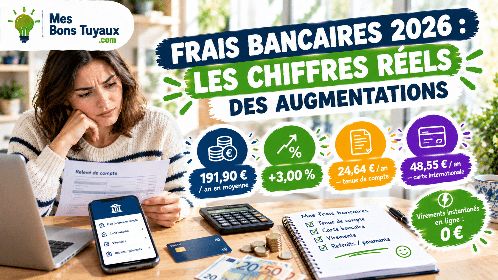 Frais bancaires 2026 les vrais chiffres