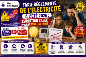 Hausse du tarif de l’électricité en 2026