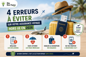 4 erreurs à éviter assurance voyage hors UE