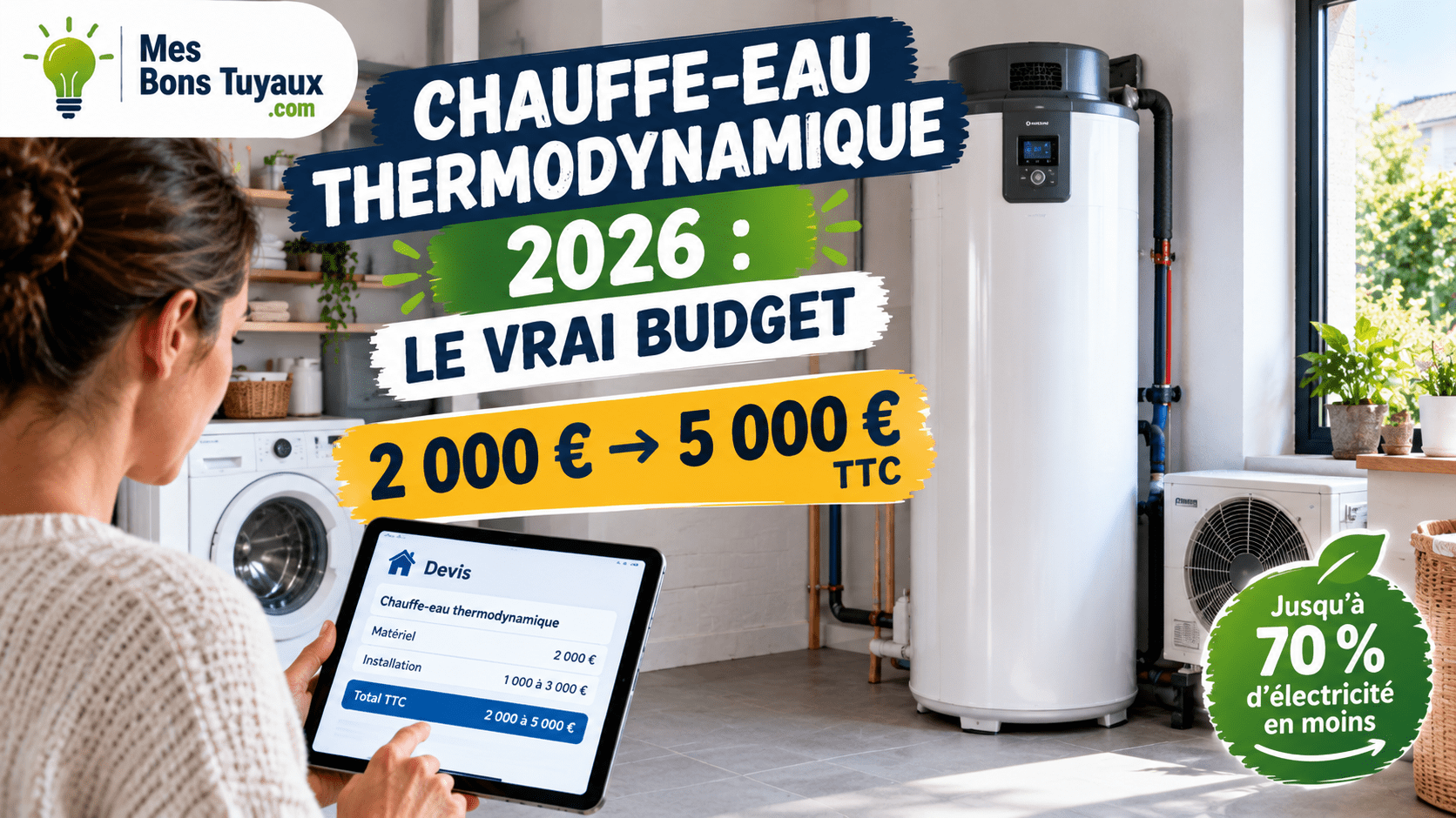 Budget du chauffe-eau thermodynamique 2026