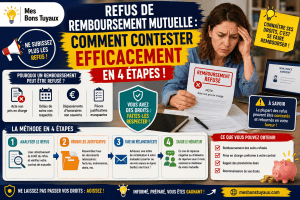 Contester un refus de remboursement mutuelle en 4 étapes