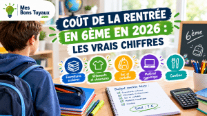 Coût de la rentrée en 6ème