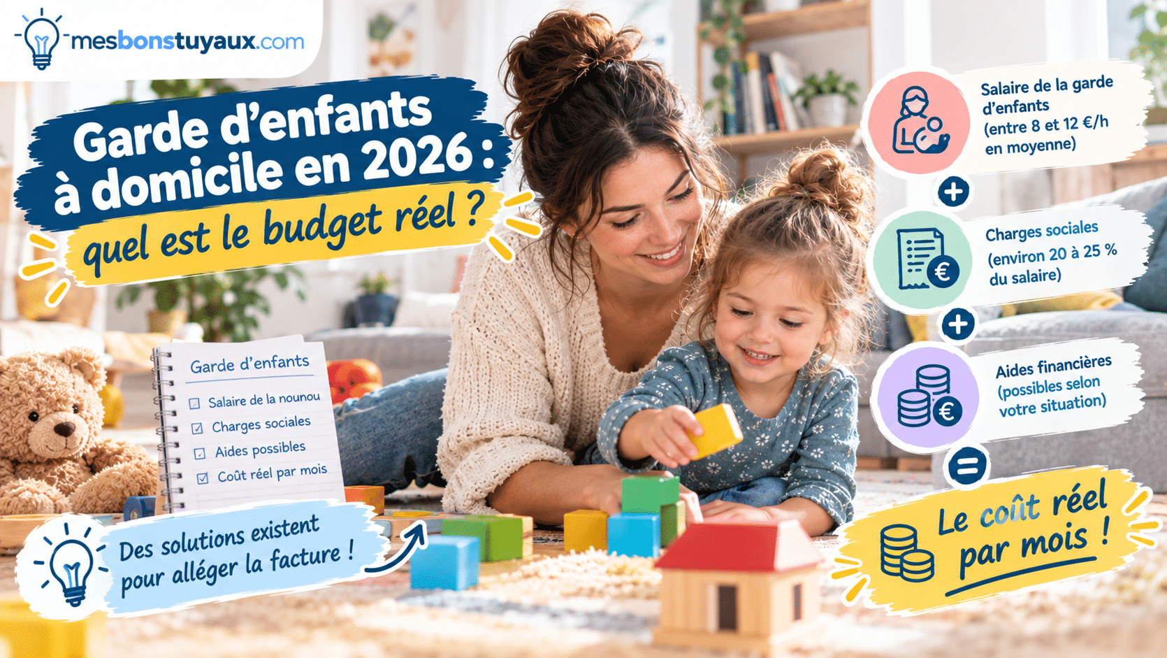 Budget réel de la garde d’enfants en 2026
