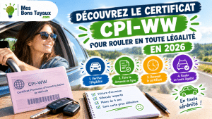 Certificat CPI-WW rouler légalement en 2026