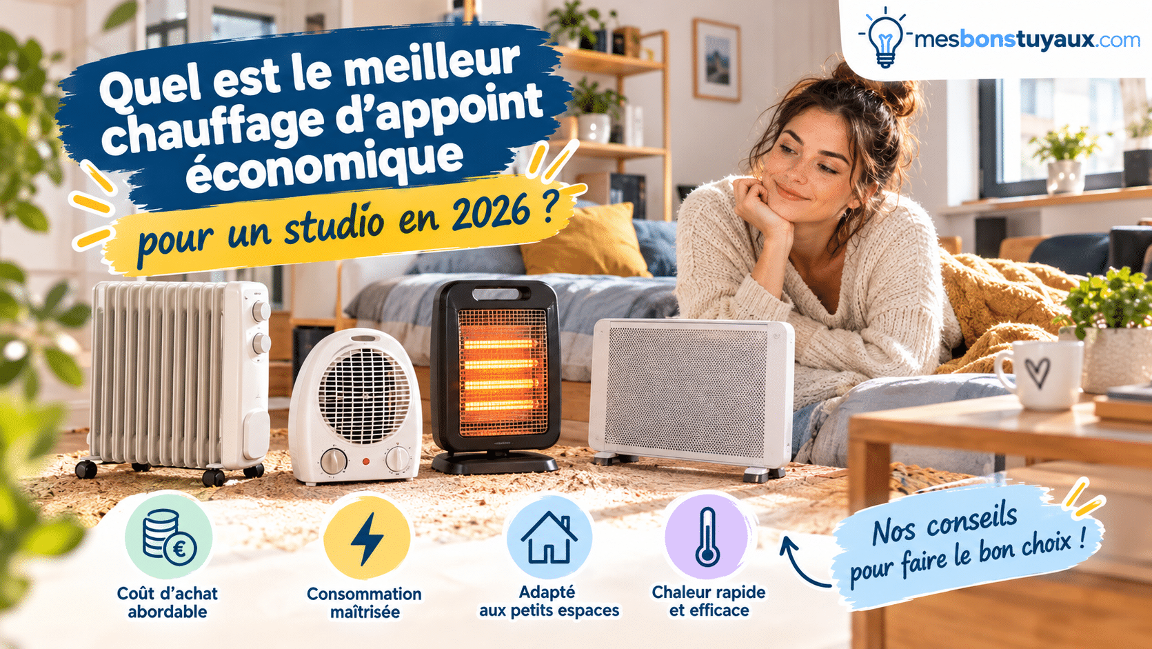 Quel chauffage d’appoint pour studio _