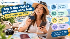 Top 5 cartes bancaires sans frais’étranger